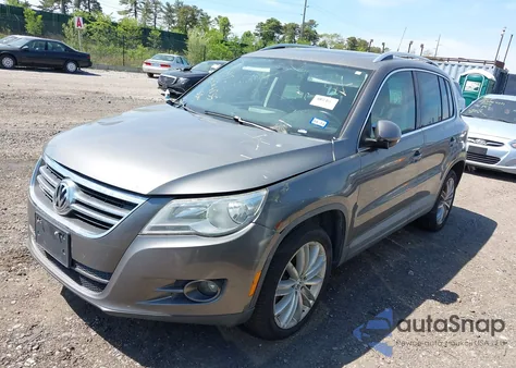 2011 Volkswagen Tiguan Se from USA, damaged, VIN WVGBV7AX4BW543250